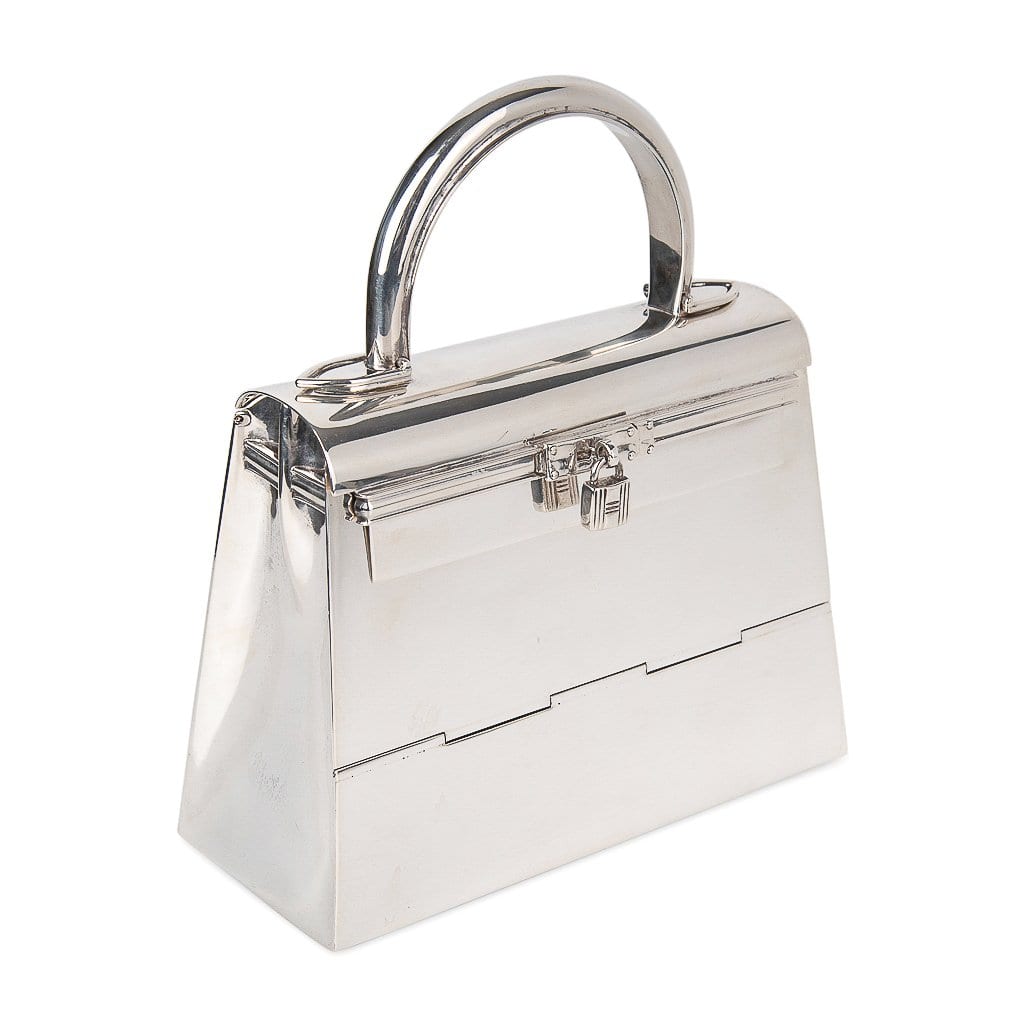 Hermès Kelly 15 Sterling Silver Vintage Chaine D’Ancre Strap – Limited Edition Hermes Kelly 15 Bag Sterling Silver Vintage Limited Edition Chaine D’Ancre Strap - View 2