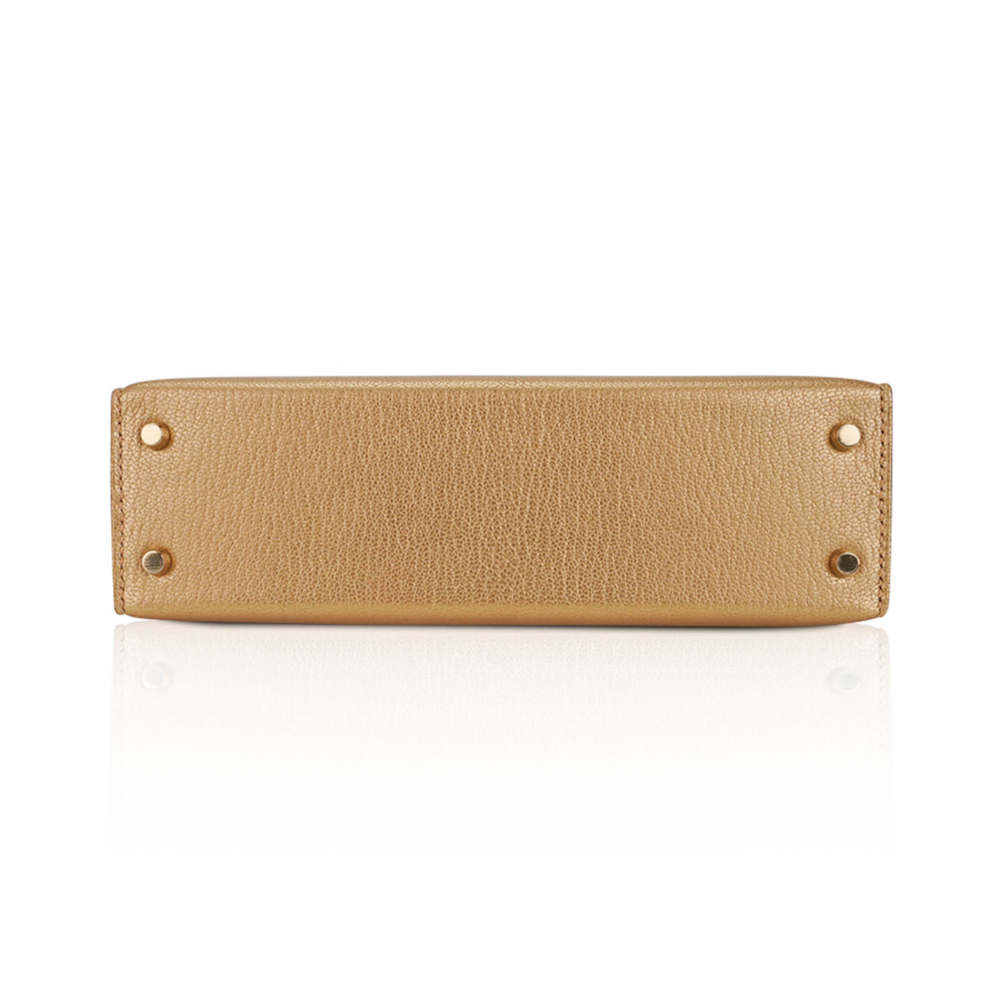 Hermès Kelly Sellier 20 Metallic Dore Chevre Chamkilight Permabrass Hardware Hermès Kelly Sellier 20 Metallic Dore Chevre Chamkilight Permabrass Hardware - view 11