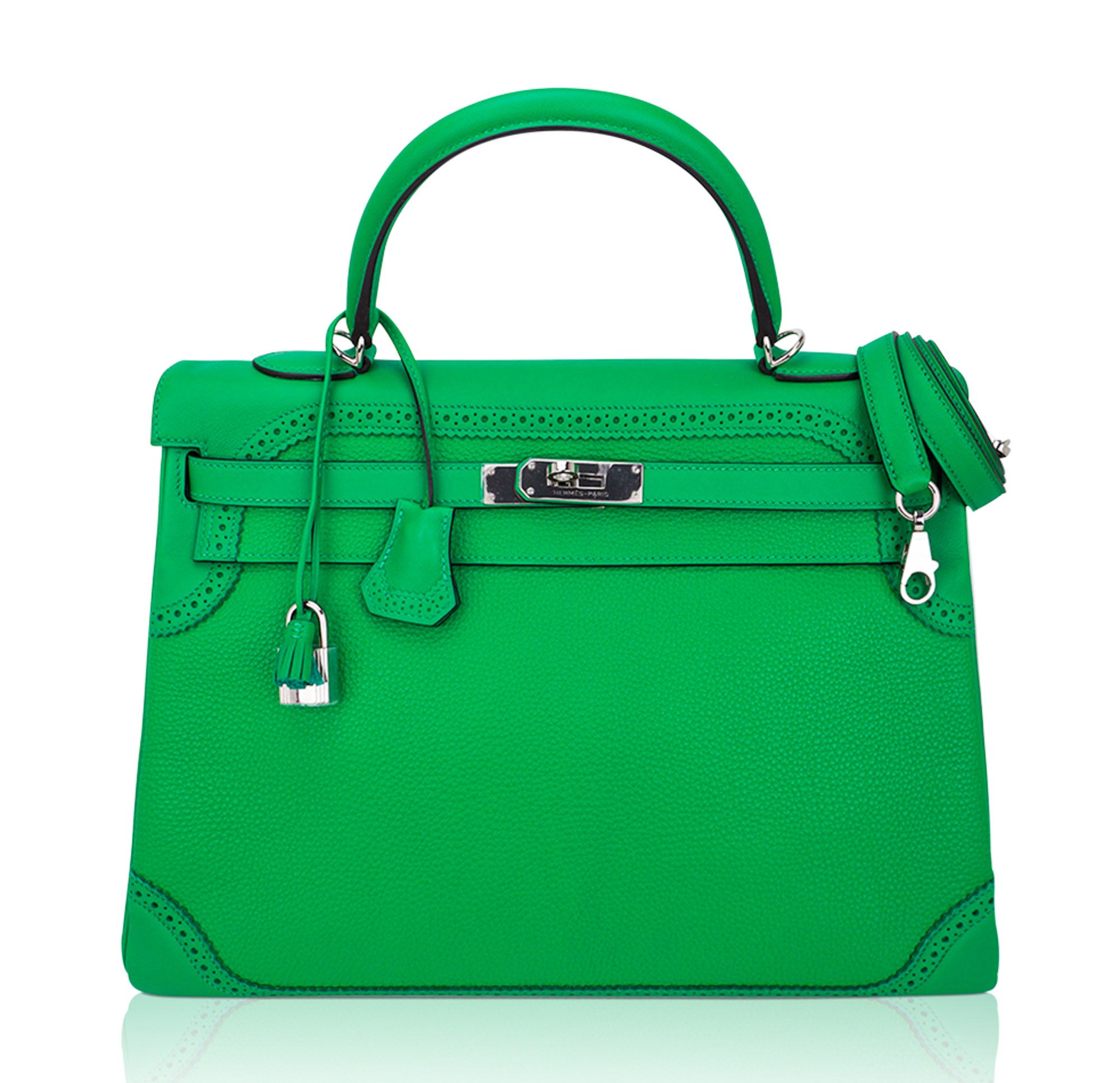 Hermès Kelly 32 Ghillies Bamboo Togo Swift – Limited Edition Hermes Kelly 32 Ghillies Bamboo Togo Swift Limited Edition Extremely Rare