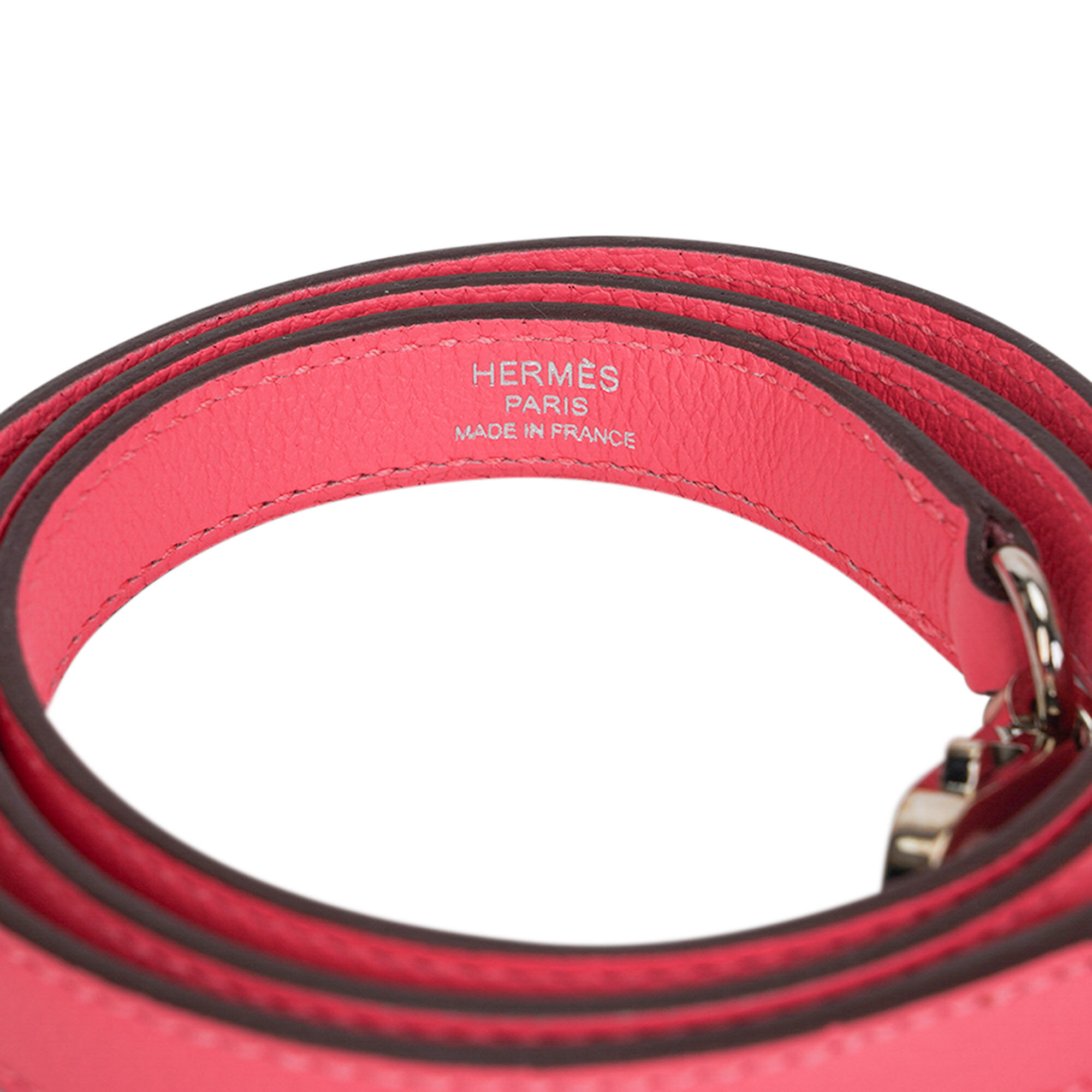 Hermès Kelly 32 Rose Azalee Evercolor Leather Palladium Hardware Hermes Kelly 32 Rose Azalee Evercolor Leather Palladium Hardware - view 12