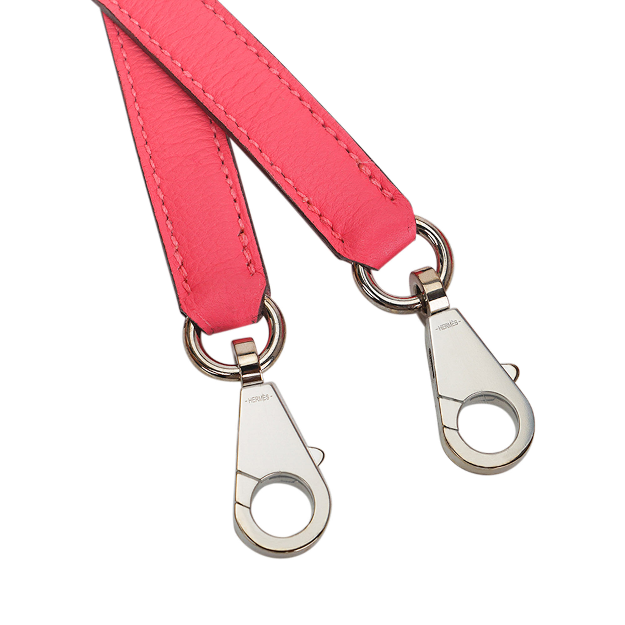 Hermès Kelly 32 Rose Azalee Evercolor Leather Palladium Hardware Hermes Kelly 32 Rose Azalee Evercolor Leather Palladium Hardware - view 11