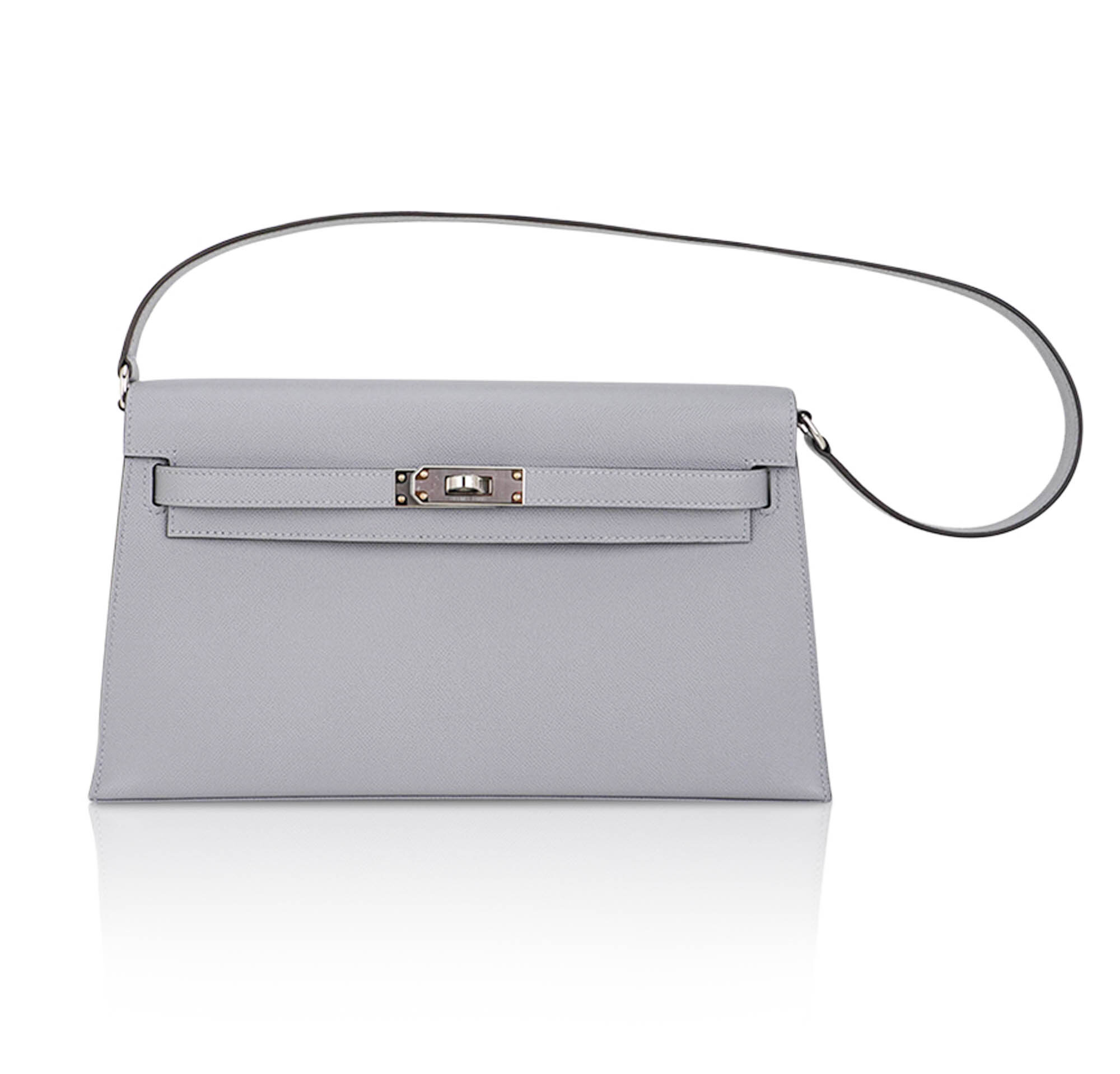 Hermès Kelly Elan Gris Pantin Veau Madame Leather with Palladium Hardware Hermes Kelly Elan Gris Pantin Veau Madame Leather with Palladium Hardware - view 5