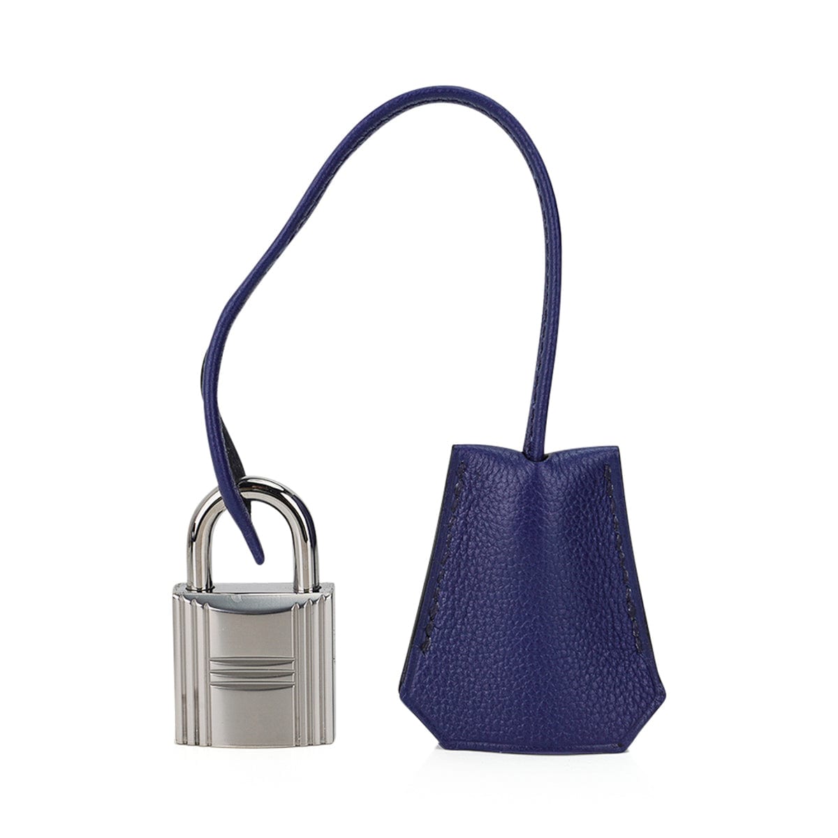 Hermès Kelly 50 Voyage Blue de Malte Palladium Hardware Novillo Leather – Limited Edition Hermes Kelly 50 Voyage Blue De Malte Bag Palladium Hardware Novillo Leather Limited Edition - view 9