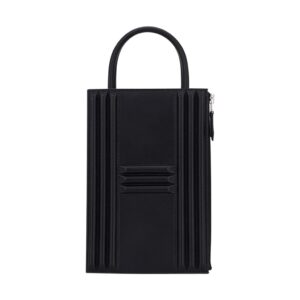 Home Hermes Limited Edition Cadena Bag Black Tadelakt Leather