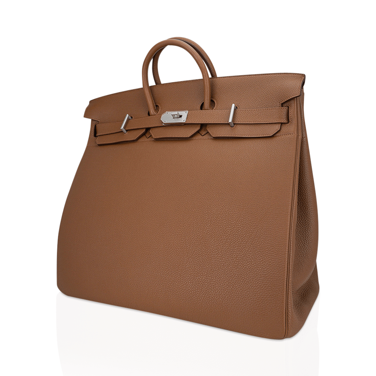 Hermès Helium Hac 50 Alezan Togo Leather Aluminum Hardware – Limited Edition Hermes Limited Edition Helium Hac 50 Bag Alezan Togo Leather Aluminum Hardware - View 4