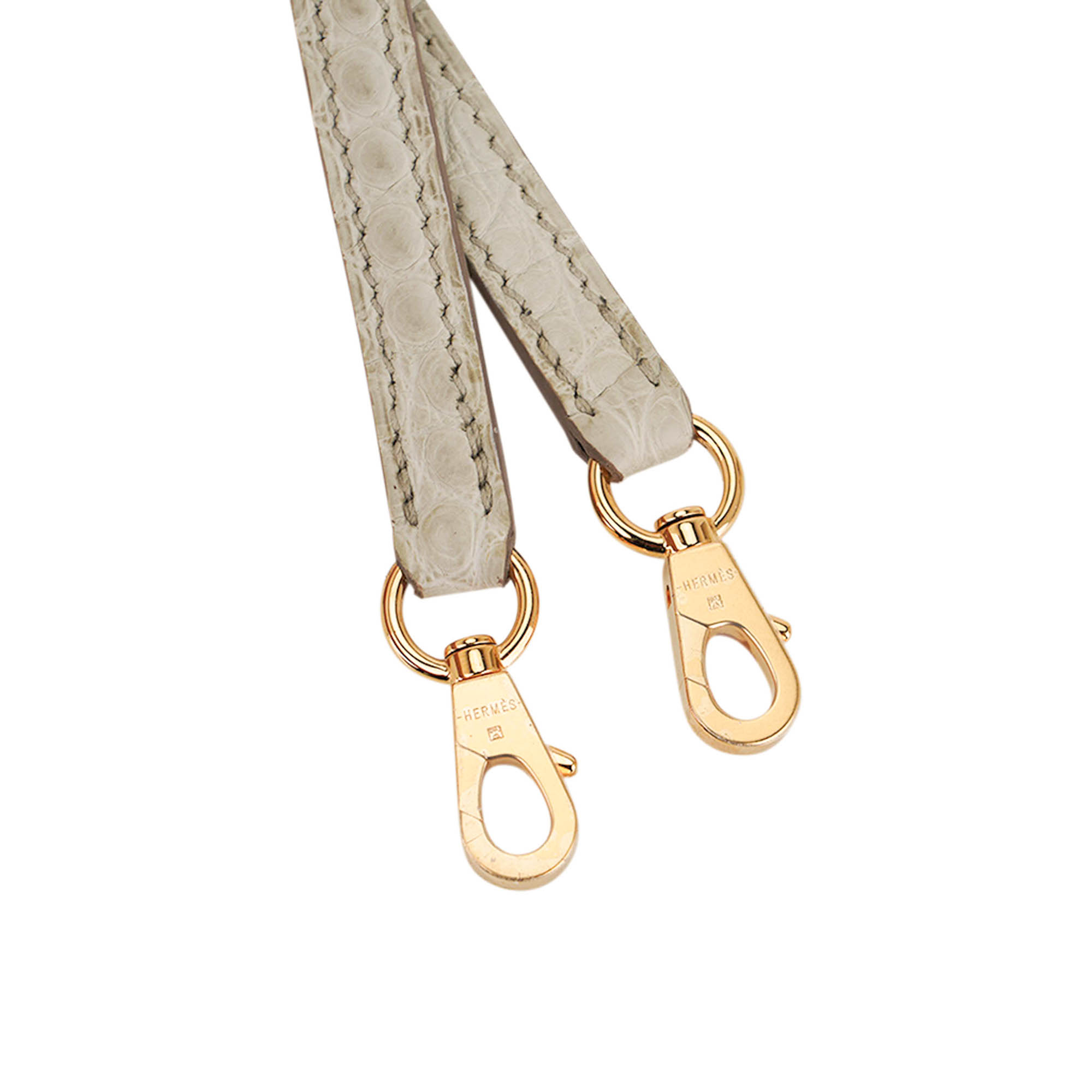 Hermès Mini Kelly 20 Sellier Beton Matte Alligator with Gold Hardware – Limited Edition Hermes Limited Edition Mini Kelly 20 Sellier Beton Matte Alligator Bag with Gold Hardware - view 10