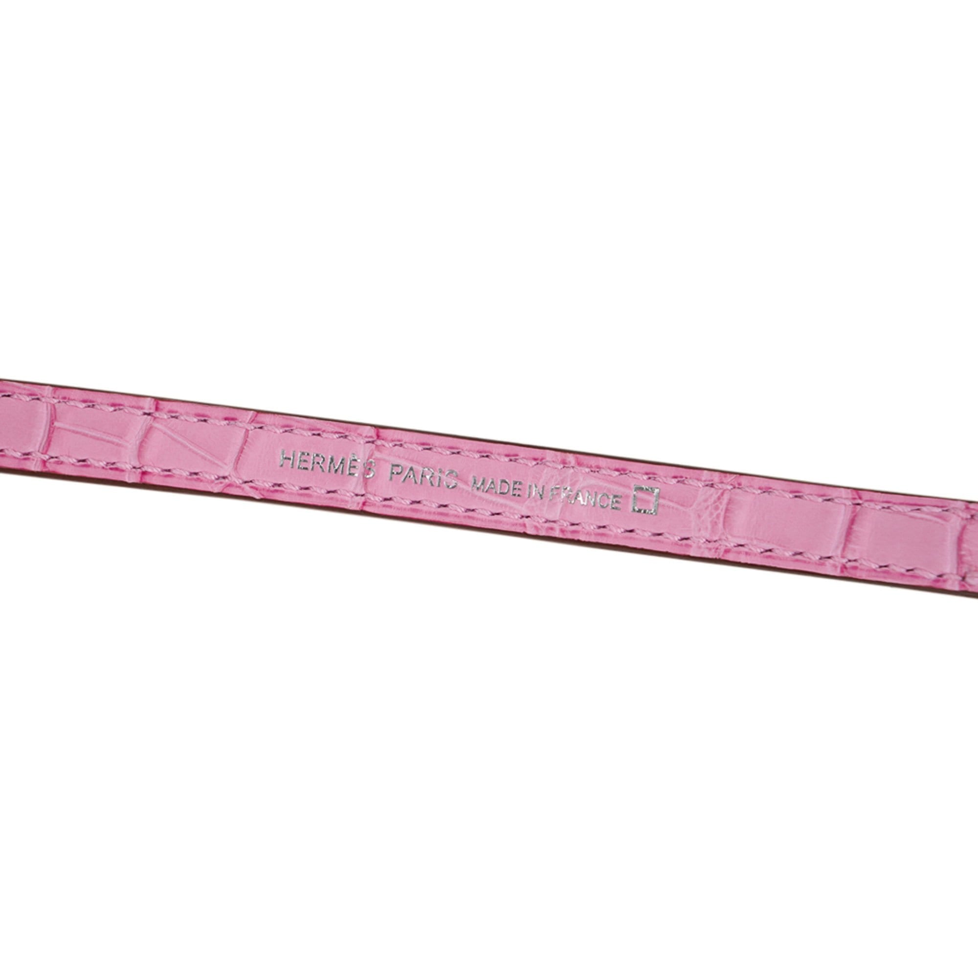 Hermès Kelly 20 Mini Sellier 5P Pink Matte Alligator Palladium – Limited Edition Hermes Kelly 20 Mini Sellier Bag 5P Pink Matte Alligator Palladium Limited Edition - view 10