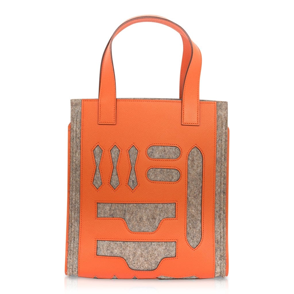 Hermès Petit H Skeleton Tote Feu Pascale Mussard – Limited Edition Hermes Petit h Skeleton Tote Feu Pascale Mussard Limited Edition Bag - View 2