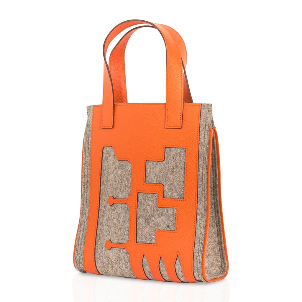 Hermès Petit H Skeleton Tote Feu Pascale Mussard – Limited Edition Hermes Petit h Skeleton Tote Feu Pascale Mussard Limited Edition Bag - view 6