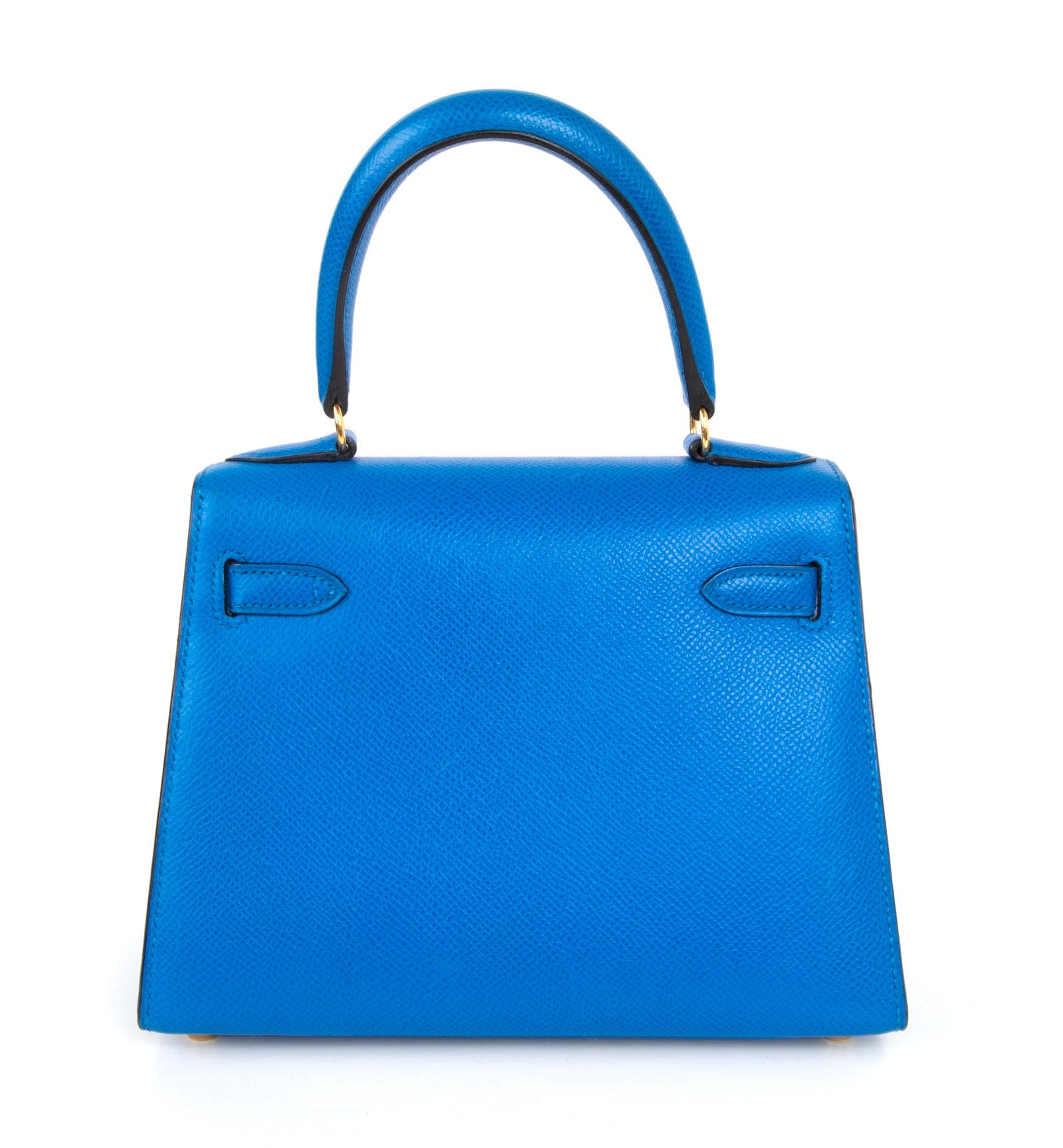 Hermès Vintage Kelly 20 Sellier Mini Blue de France Courchevel Gold Hardware Hermes Vintage Kelly 20 Sellier Mini Blue de France Courchevel Gold Hardware - View 6
