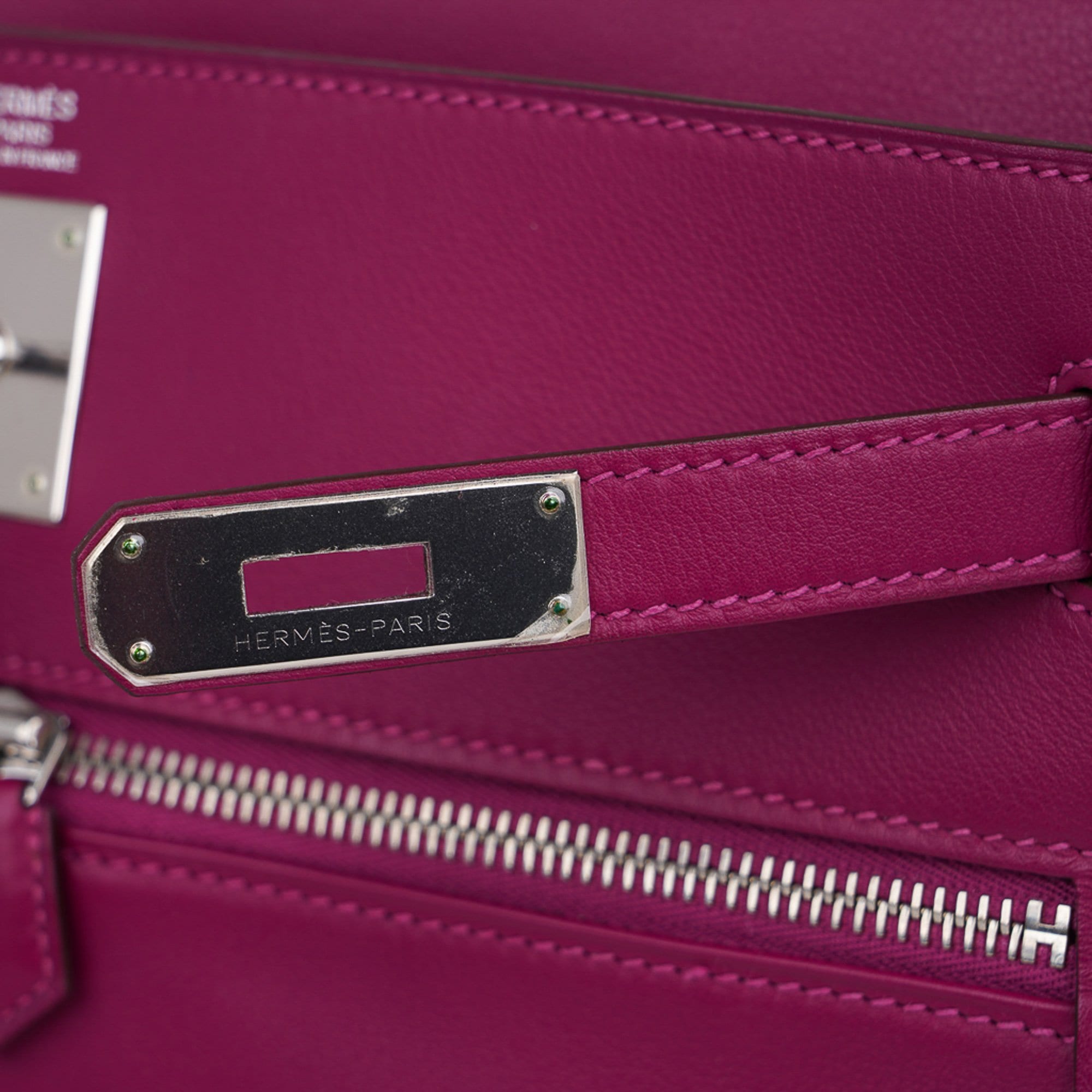 Hermès Kelly 32 Lakis Tosca Swift Leather with Palladium Hardware – Limited Edition Hermes Limited Edition Kelly 32 Lakis Bag Tosca Swift Leather with Palladium Hardware - view 10