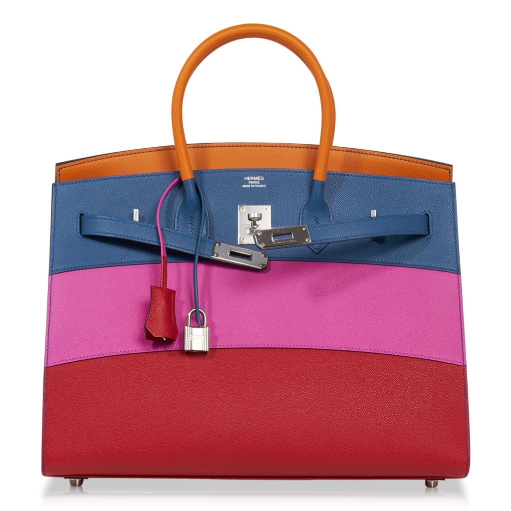 Hermès Sunset Rainbow Sellier Birkin 35 – Limited Edition Hermes Sunset Rainbow Sellier Birkin 35 Limited Edition Bag - view 3