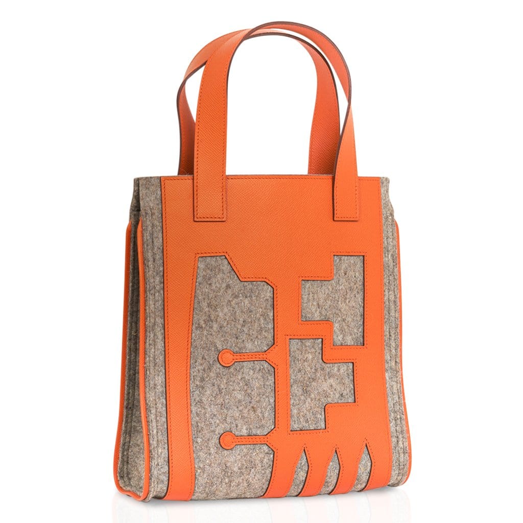 Hermès Petit H Skeleton Tote Feu Pascale Mussard – Limited Edition Hermes Petit h Skeleton Tote Feu Pascale Mussard Limited Edition Bag - view 3