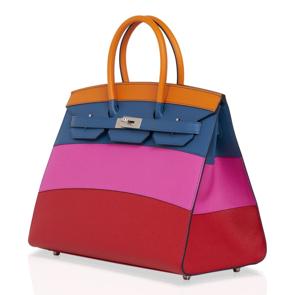 Hermès Sunset Rainbow Sellier Birkin 35 – Limited Edition Hermes Sunset Rainbow Sellier Birkin 35 Limited Edition Bag - view 4