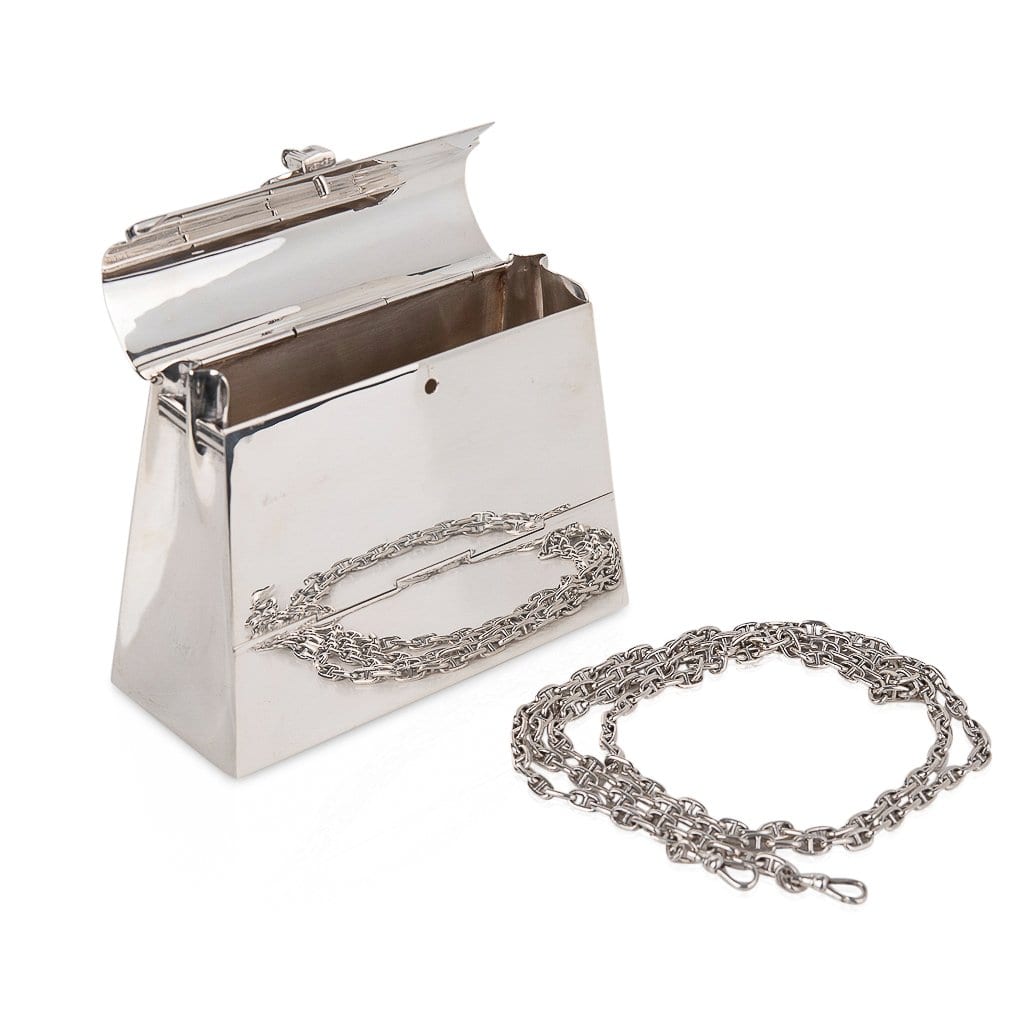 Hermès Kelly 15 Sterling Silver Vintage Chaine D’Ancre Strap – Limited Edition Hermes Kelly 15 Bag Sterling Silver Vintage Limited Edition Chaine D’Ancre Strap - view 11